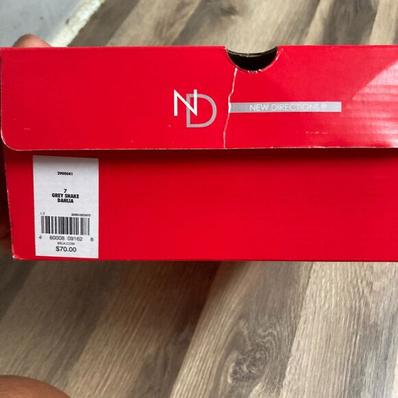 New Directions Snake Print Ankle Boots Size 7 - Picture 3 of 9